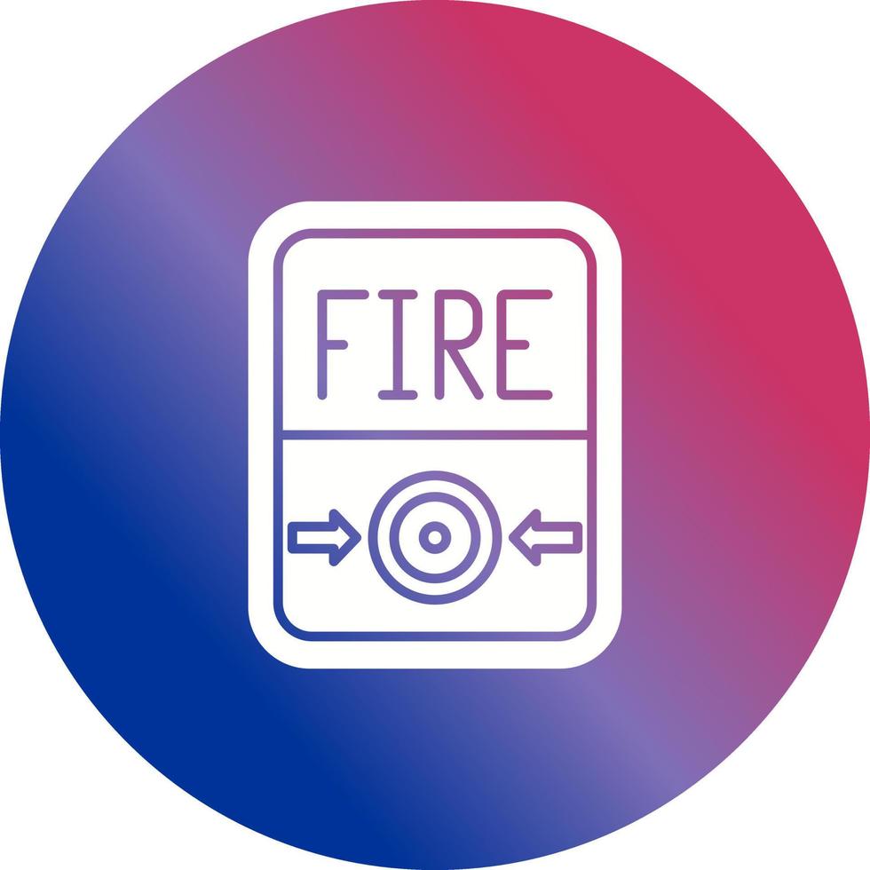 Fire Button Vector Icon