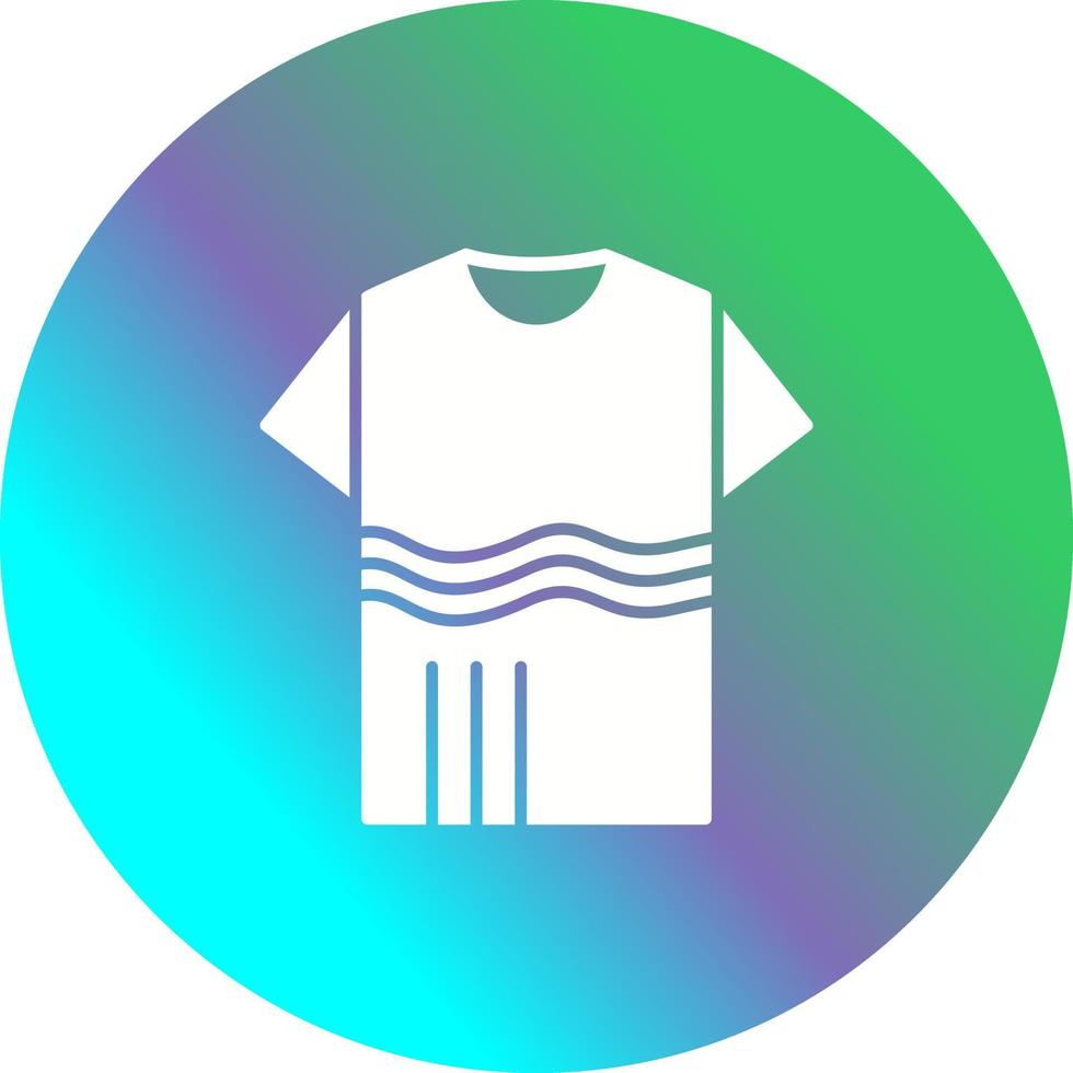 T Shirt with lines Vector Icon