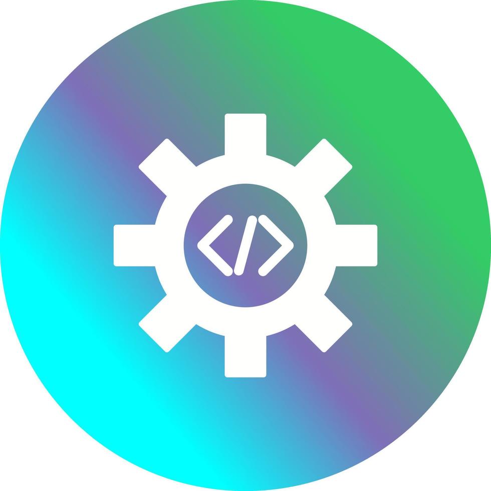 Unique Code Optimization Vector Icon