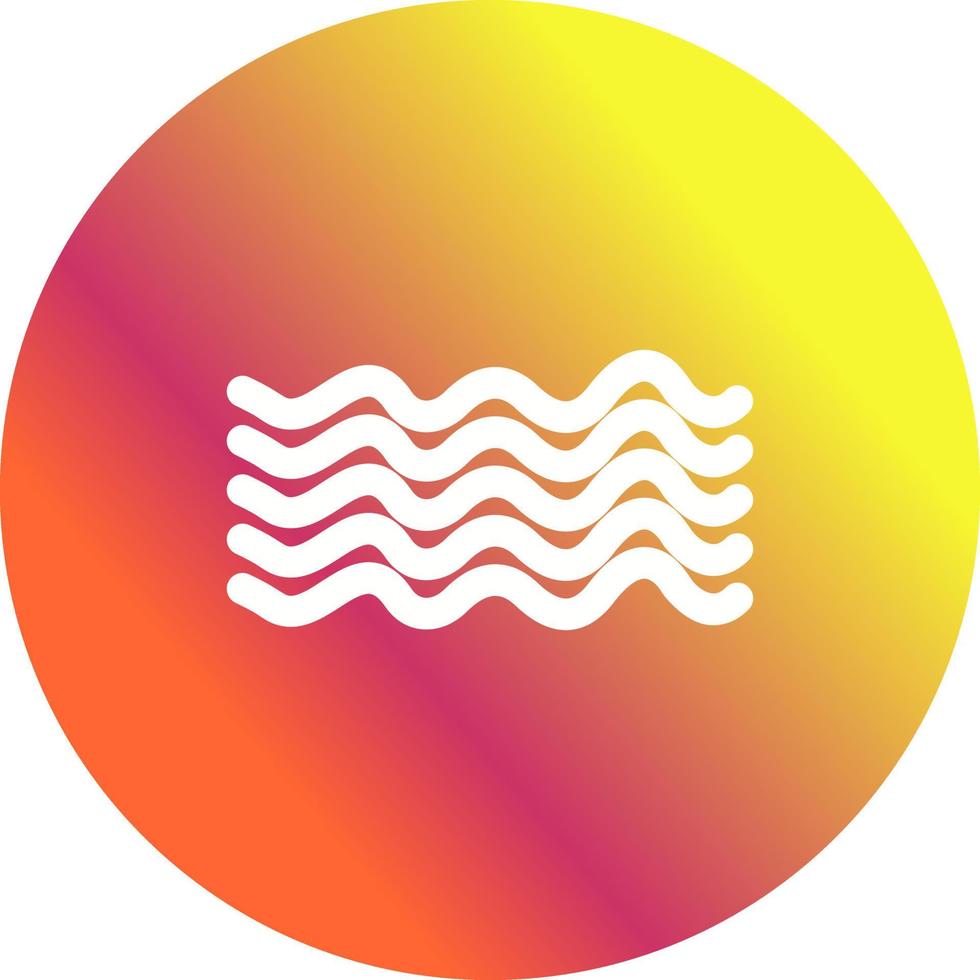 Magnetic Waves Vector Icon