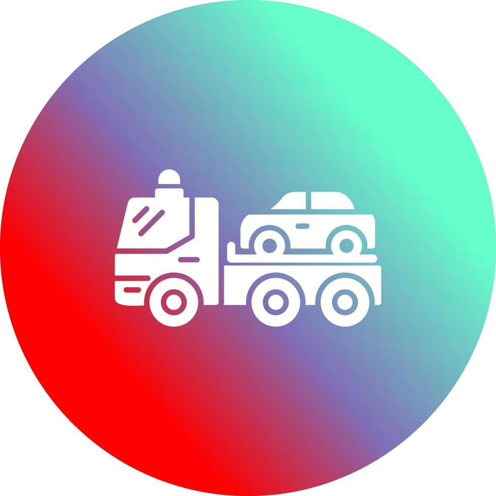 Tow Truck Vector Icon