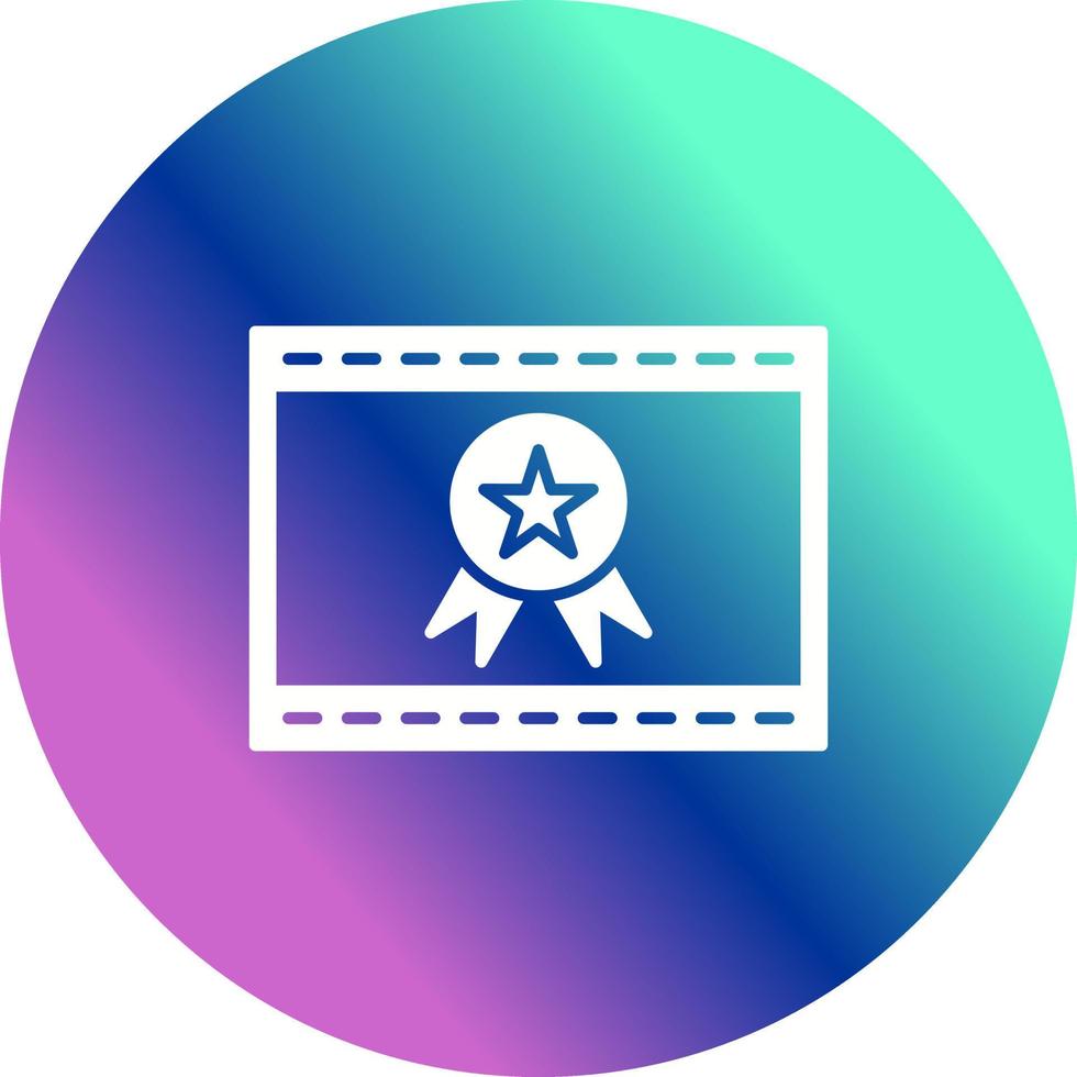 icono de vector de premio web único