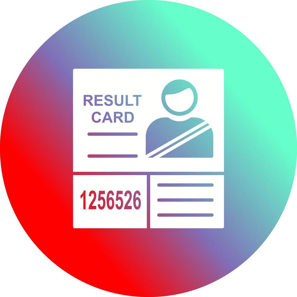Candidate Results Vector Icon