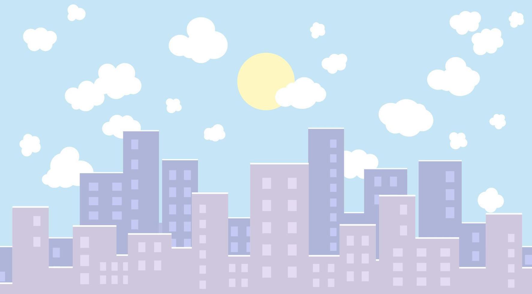 Concept from the background of the city in flat style for printing and decoration. Vector illustration.