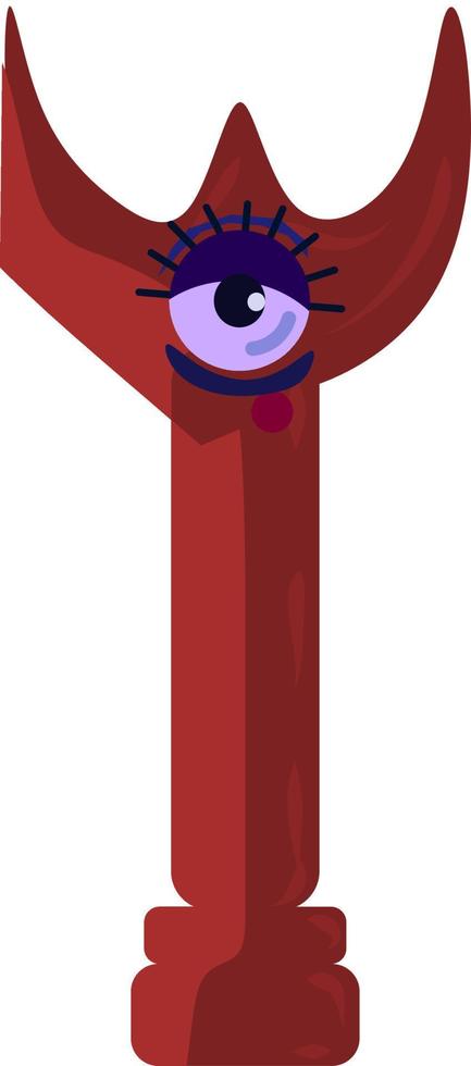 monster character. character. monsters icon. eye monsters. letter monsters. alphabet. vector
