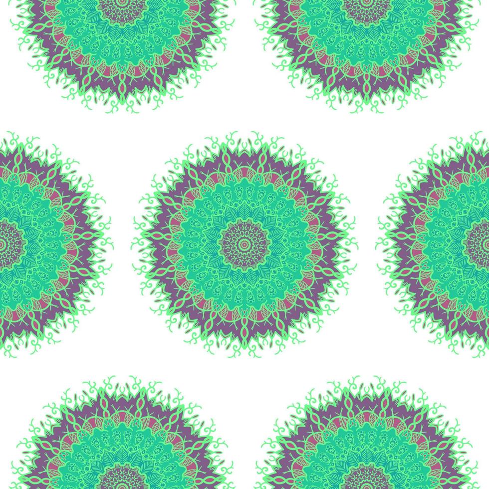 Mandala Seamless Pattern vector