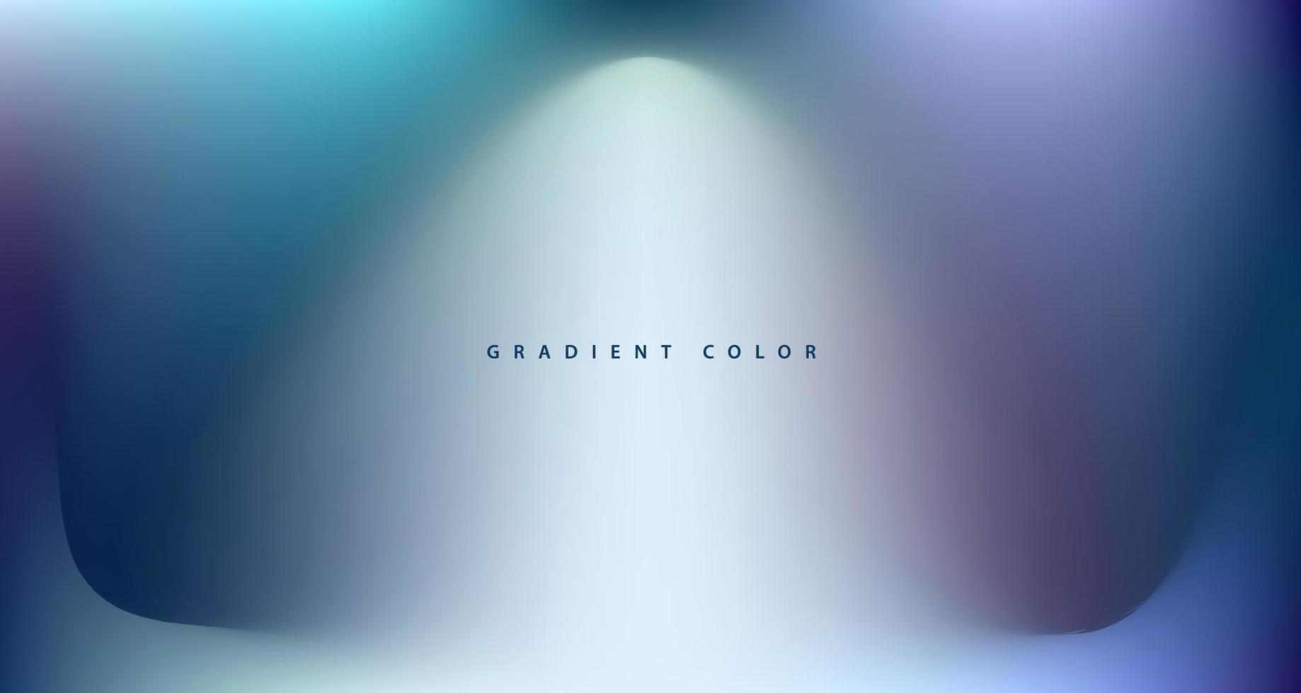 Gradient blue color background vector