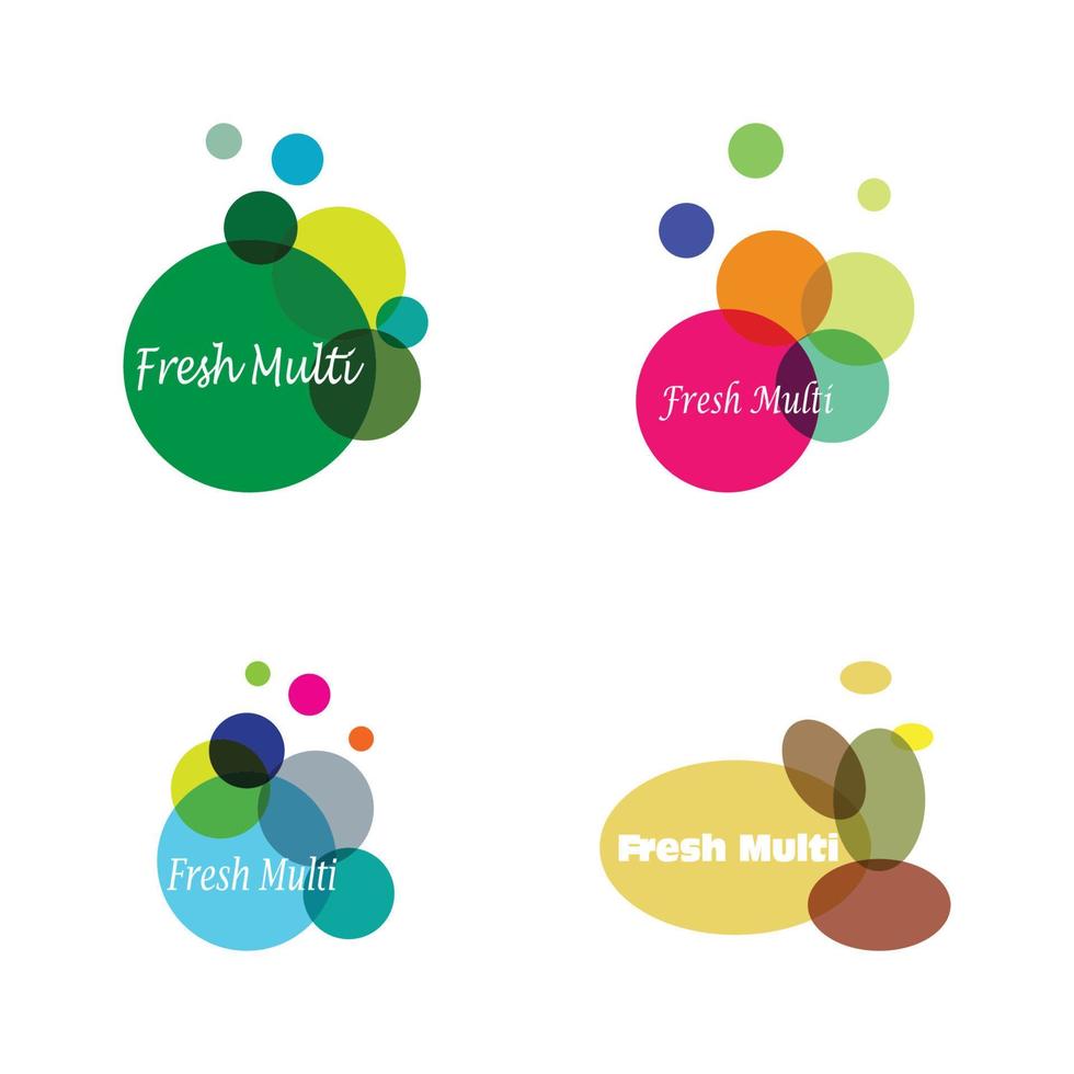 Fresh logo icon and symbol vector flat design template