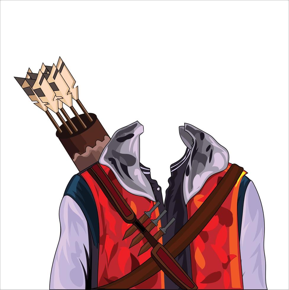 Outfit, accessories, traits, and assets. for your nft vector