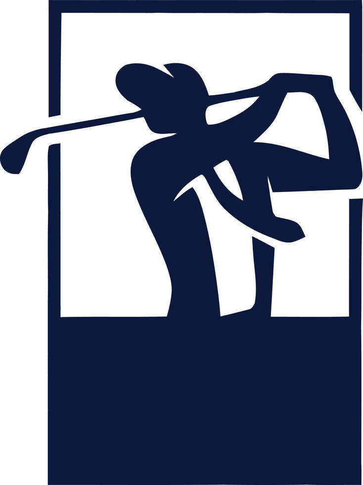 Ilustración de vector de logotipo de deportes de hockey
