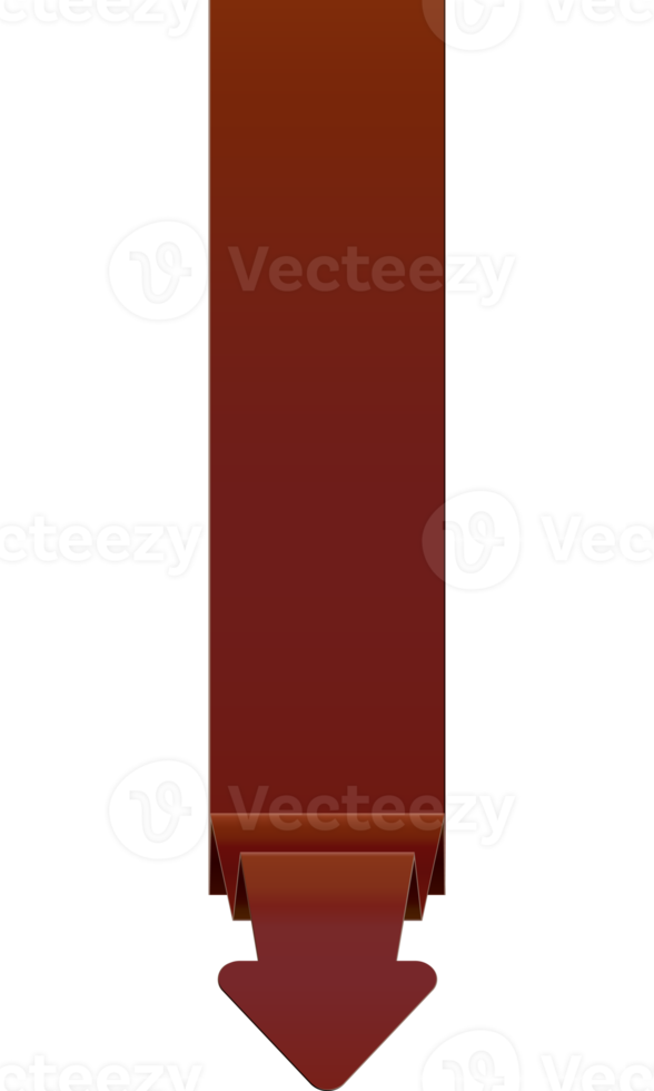 modèle de bannière vierge png