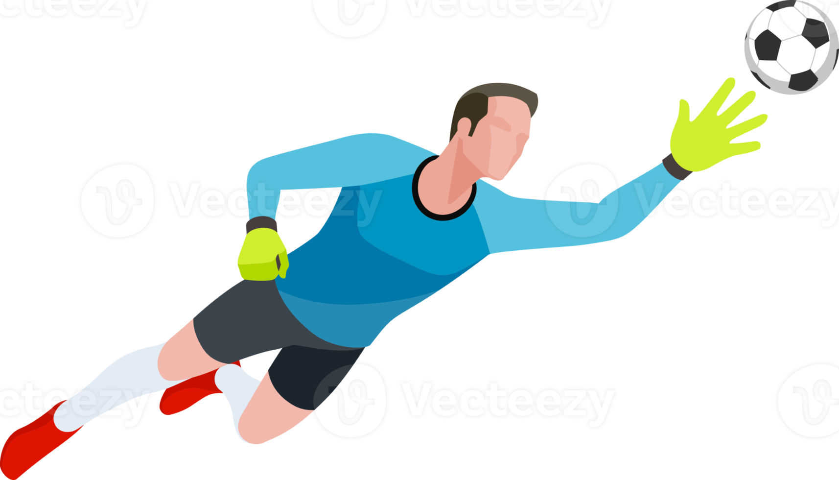 Soccer football player png