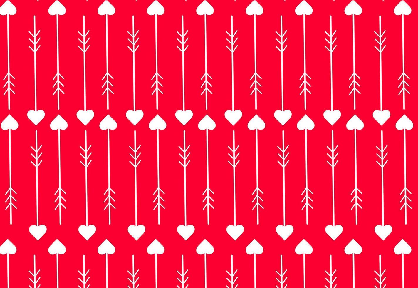 A heart on a string, a romantic pattern for St. Valentine's Day vector