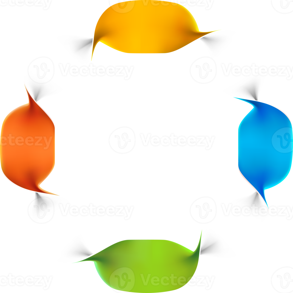 spiralförmiger kreiselementschablonenhintergrund png