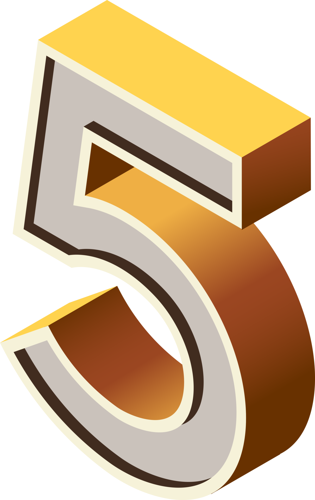 number font isometric 19012803 PNG