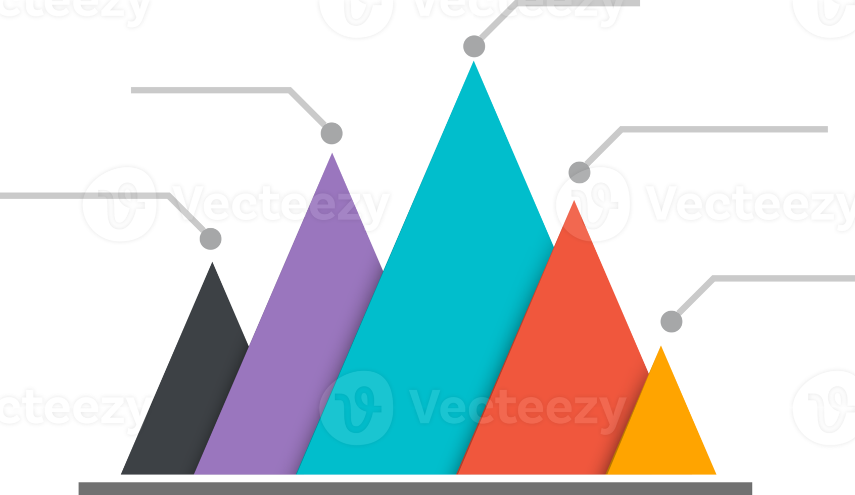 Infografica colore icona png