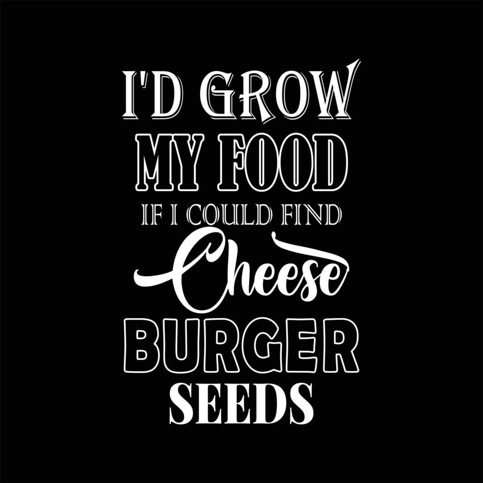 Burger T-shirt Design vector