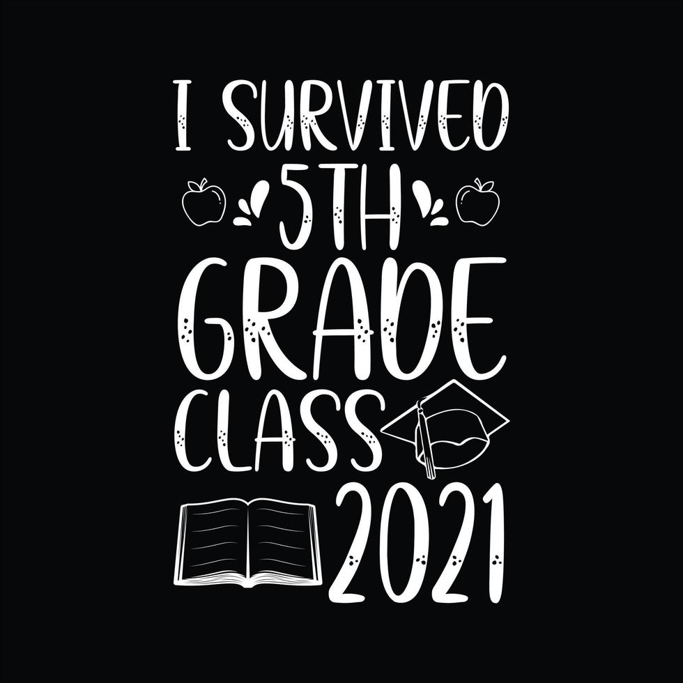 Back To School T-shirt Design vector