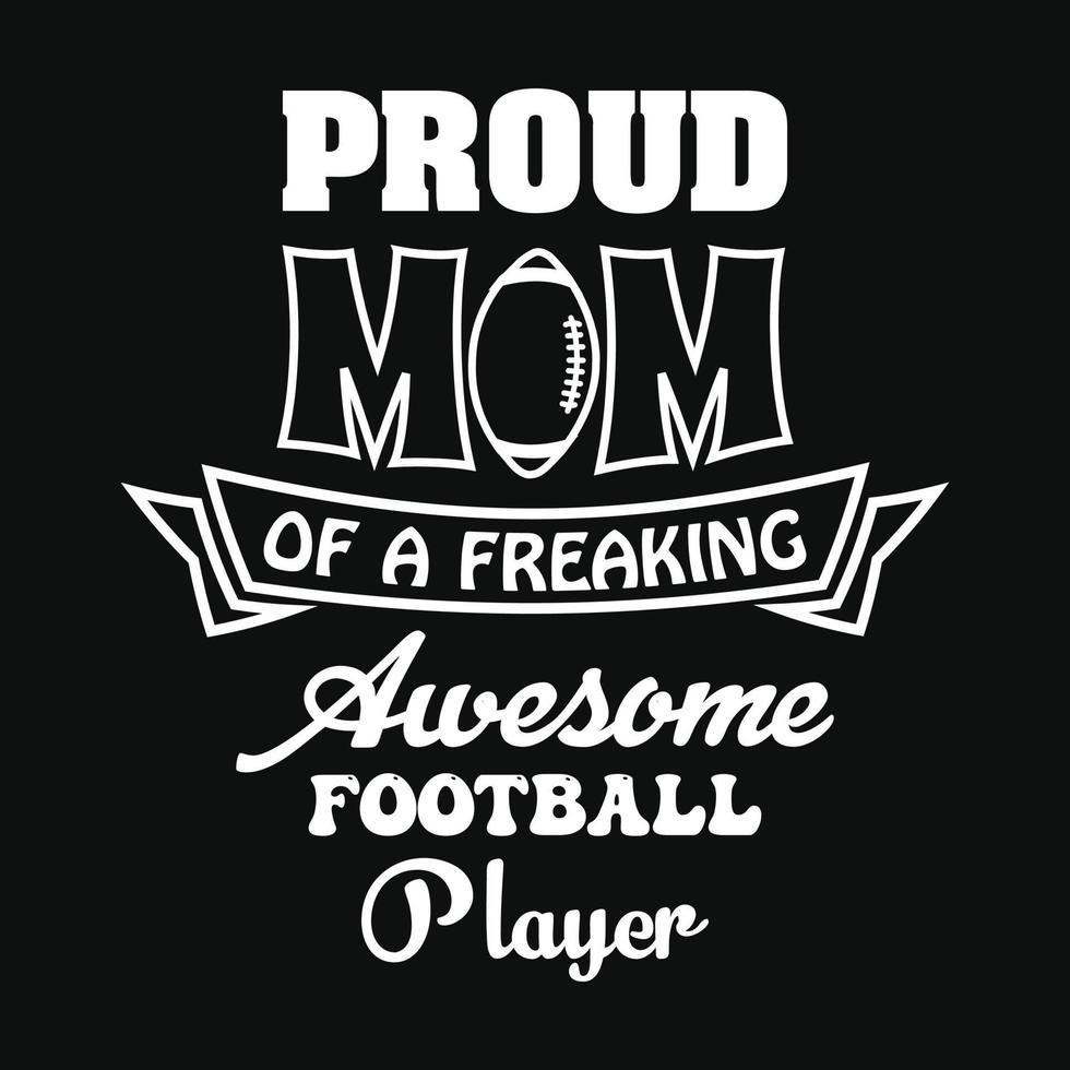 American Football T-shirt Design vector