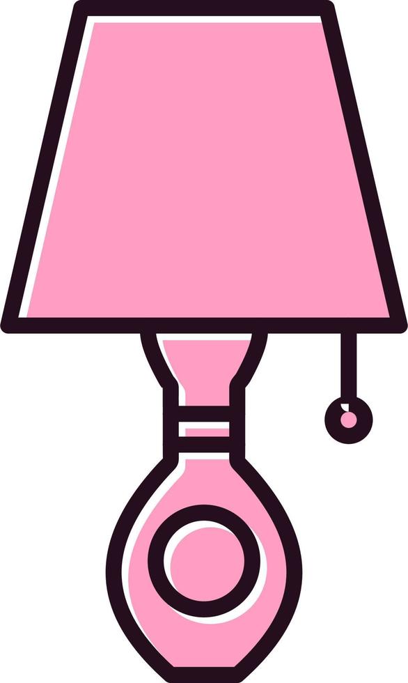 Table Lamp Vector Icon