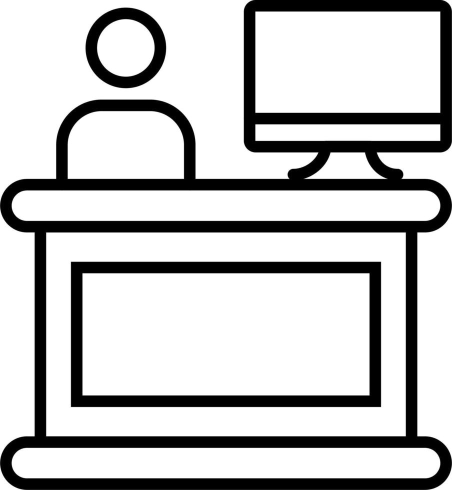 Reception Vector Icon