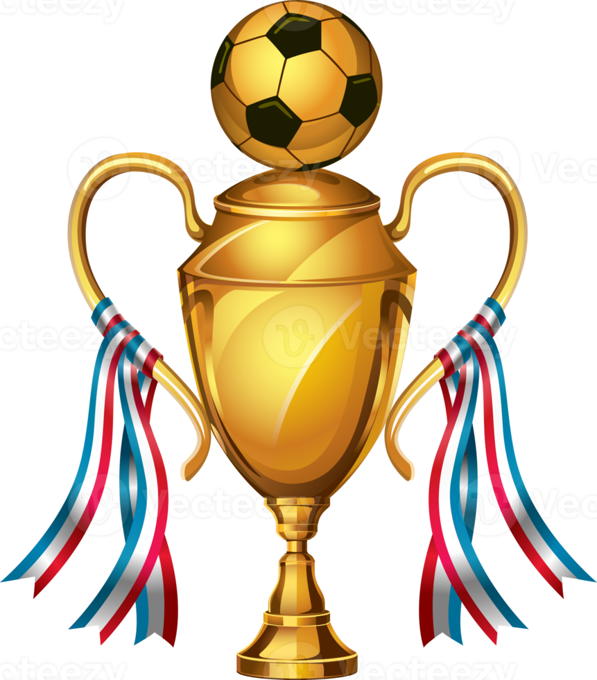 prêmios e troféus de medalhas de futebol png