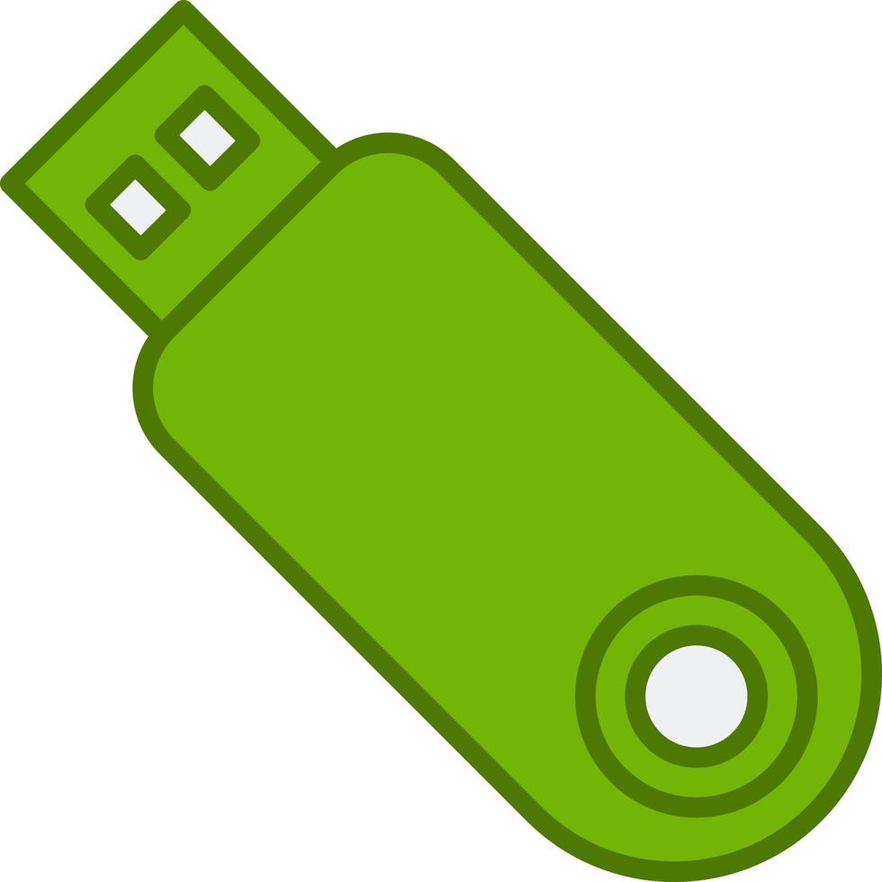 icono de vector de almacenamiento usb