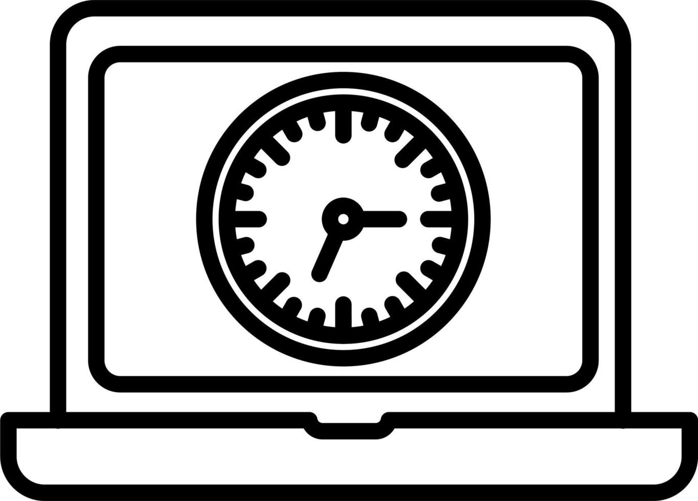 Laptop Screen Vector Icon
