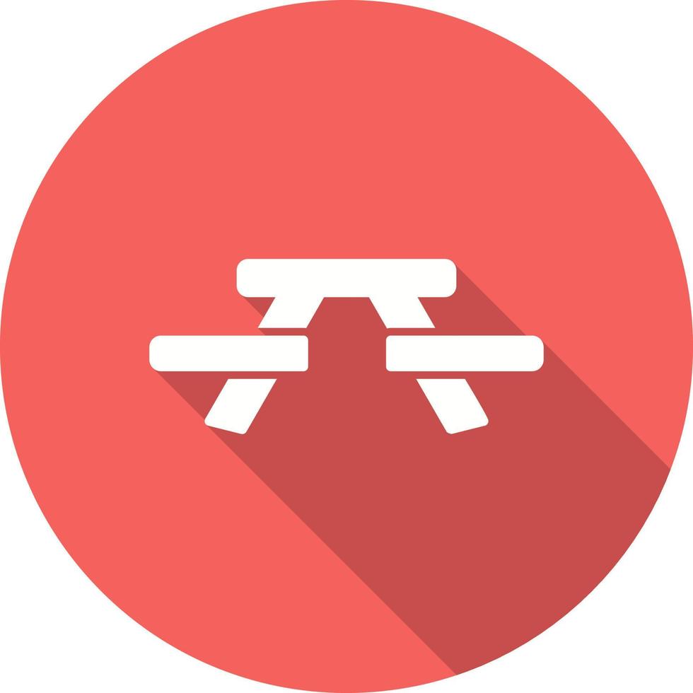 Picnic Table Vector Icon