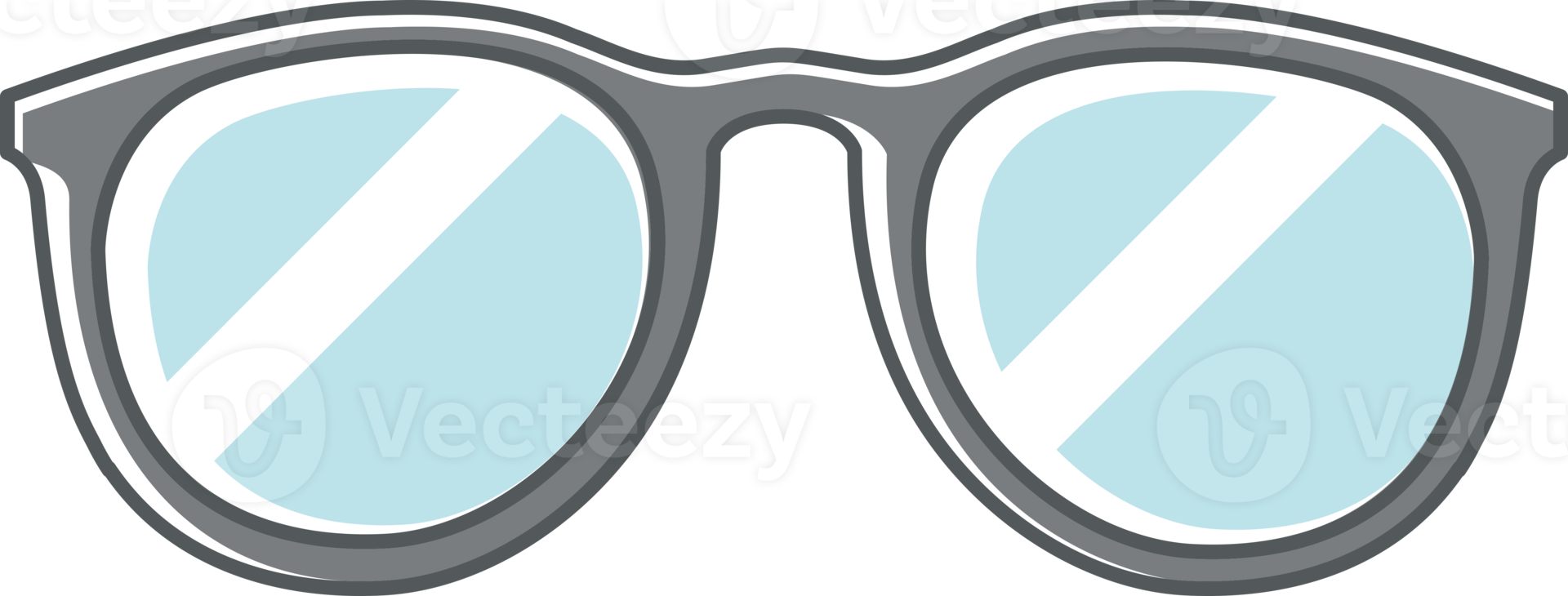 Glasses color symbol png