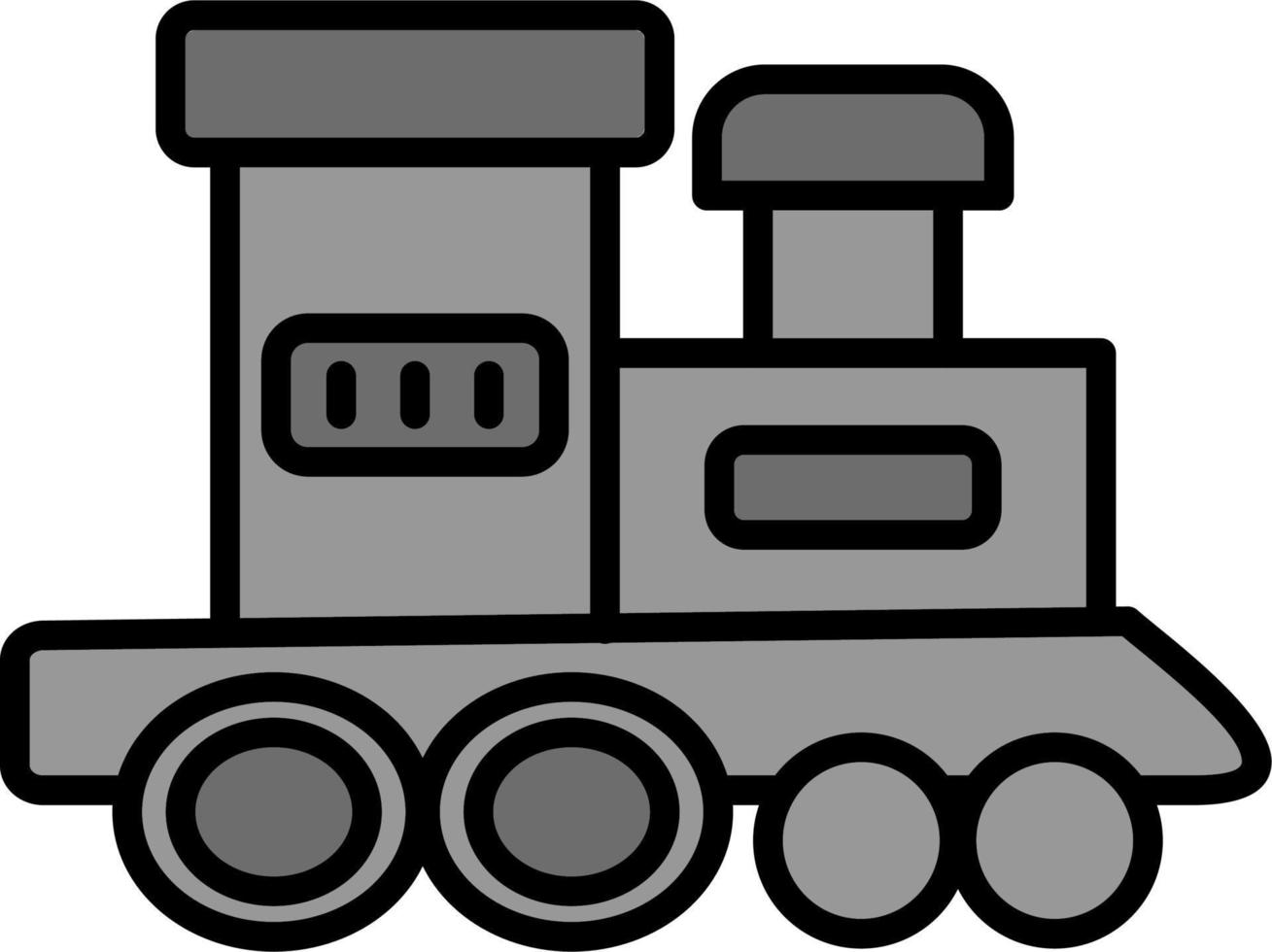 icono de vector de tren