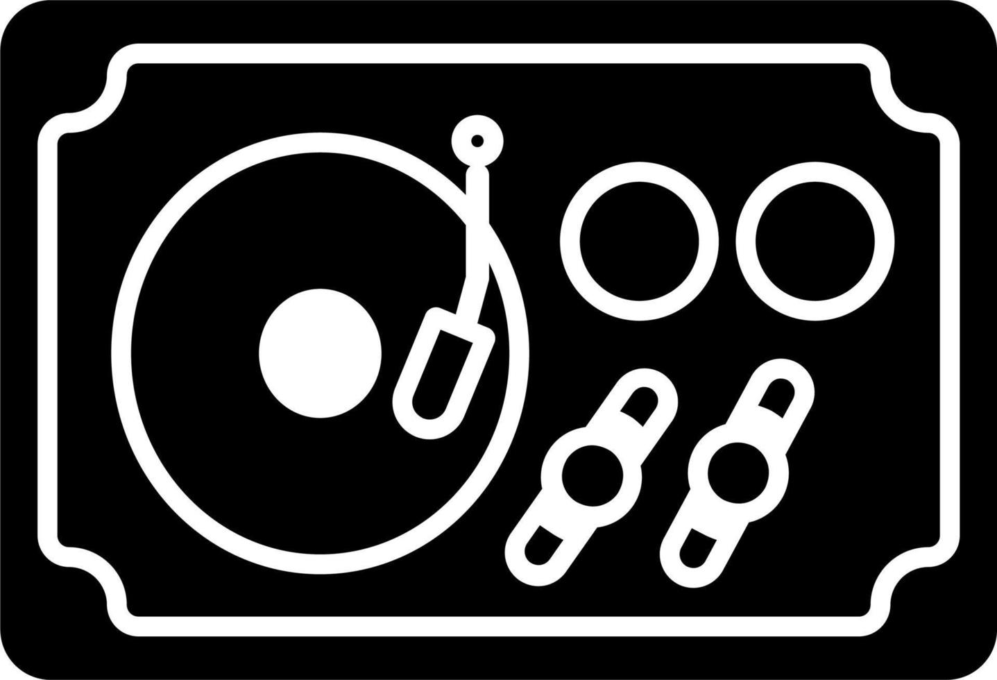 Turntble Vector Icon