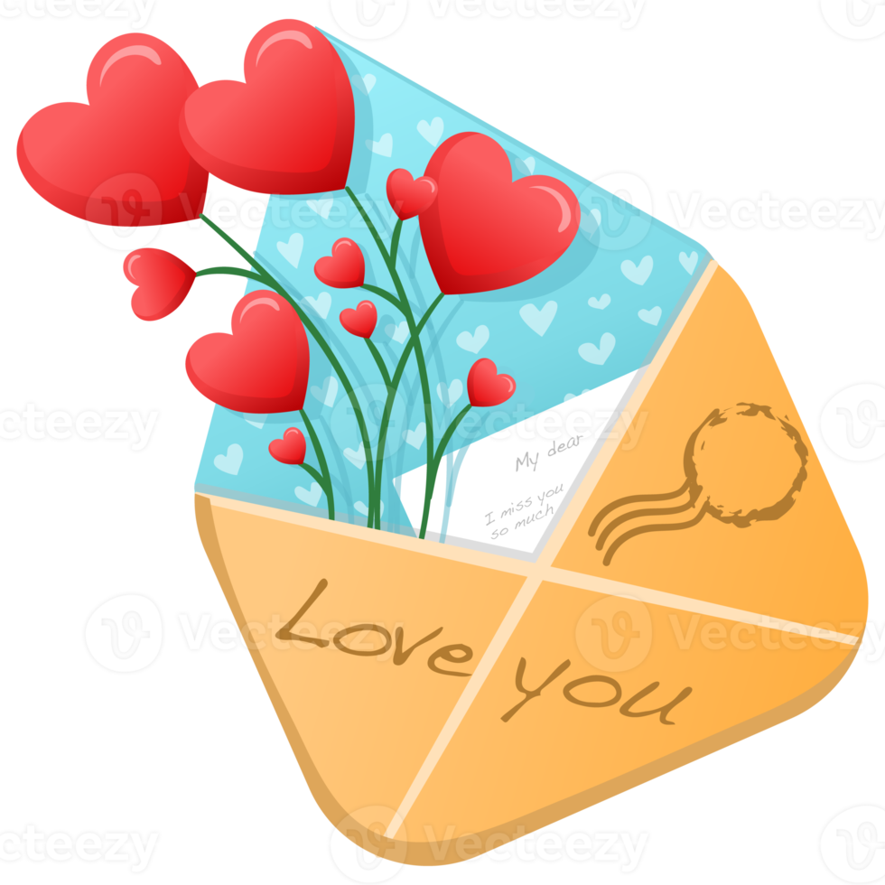 love letter, happy valentine's day wishes, declaration of love, postcard png