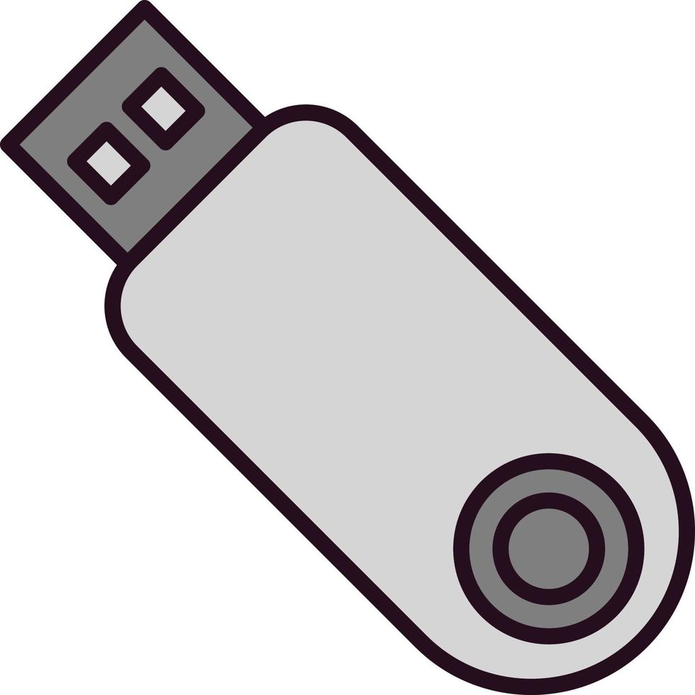 USB Storage Vector Icon