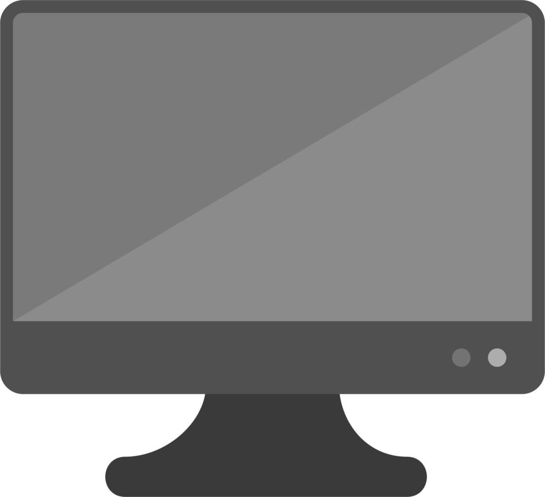 Monitor Screen Vector Icon