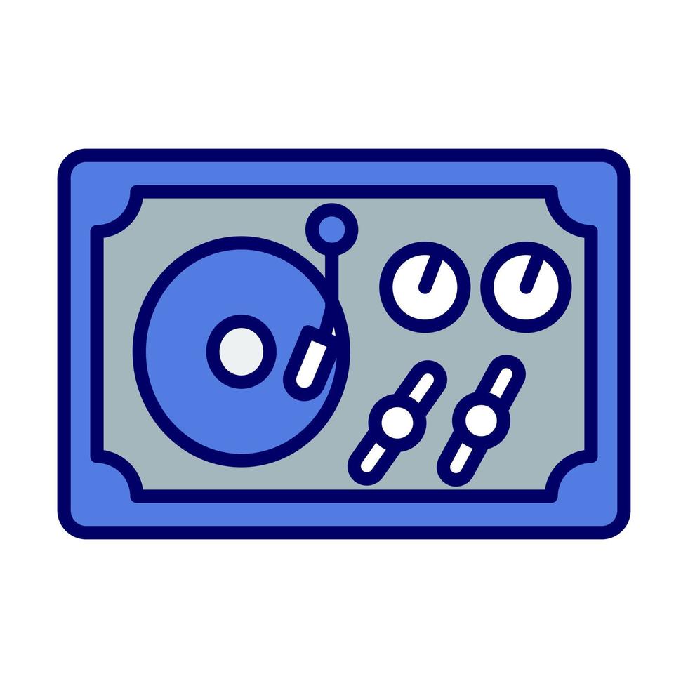 Turntble Vector Icon