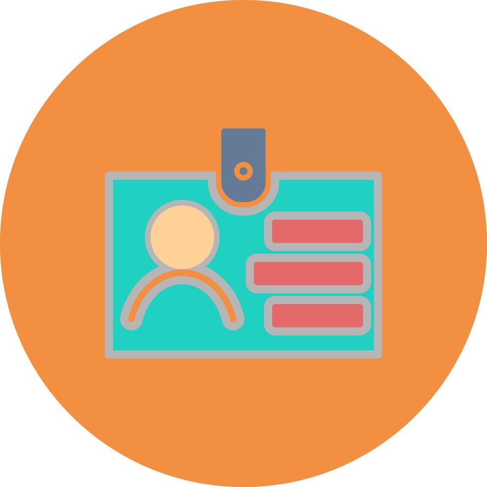 ID Card Vector Icon