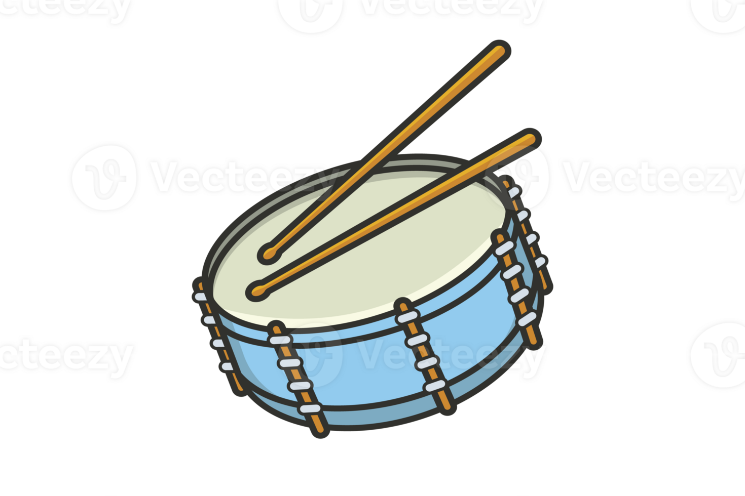 Drum-Snare mit Stöcken. png