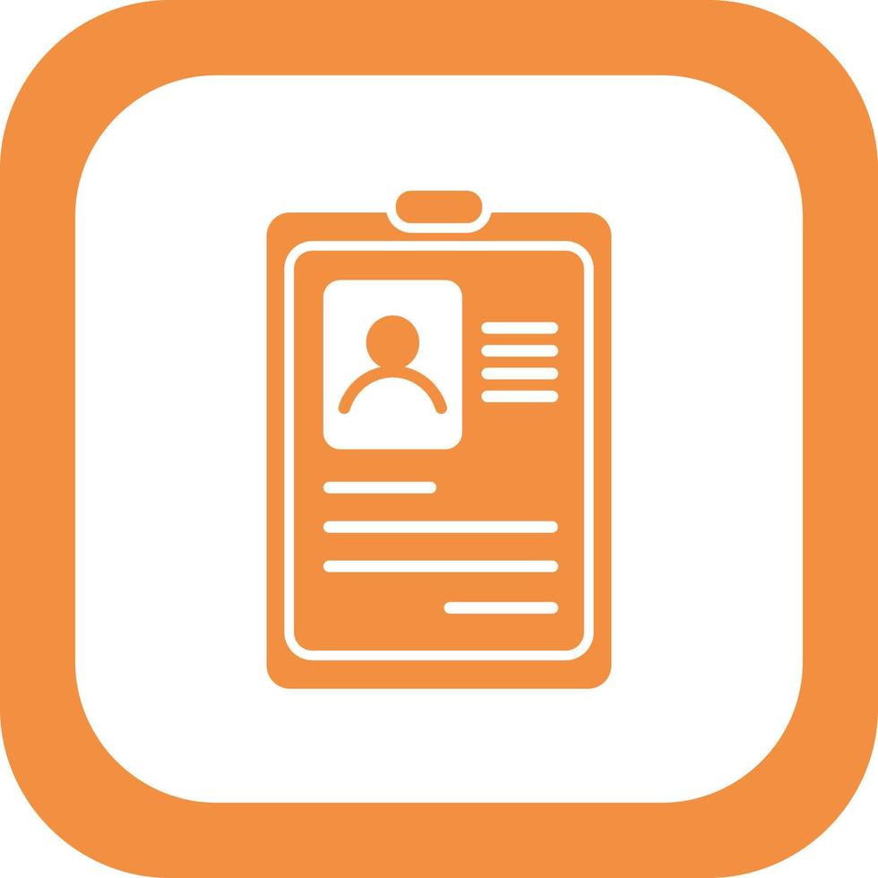Curriculum Vitae Vector Icon