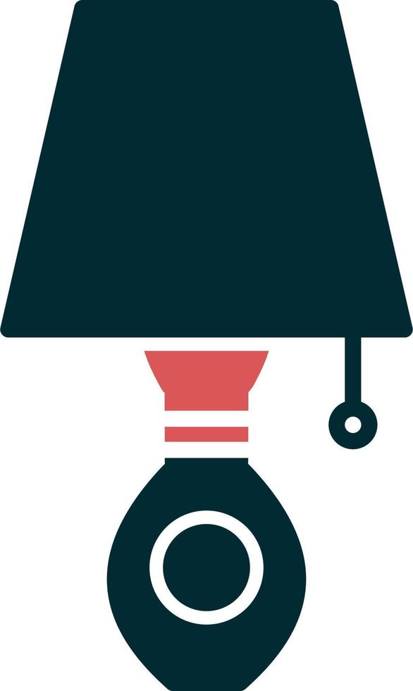 Table Lamp Vector Icon