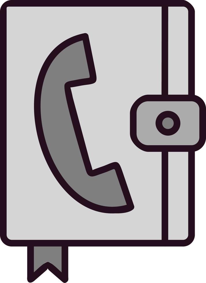 Contact Book Vector Icon