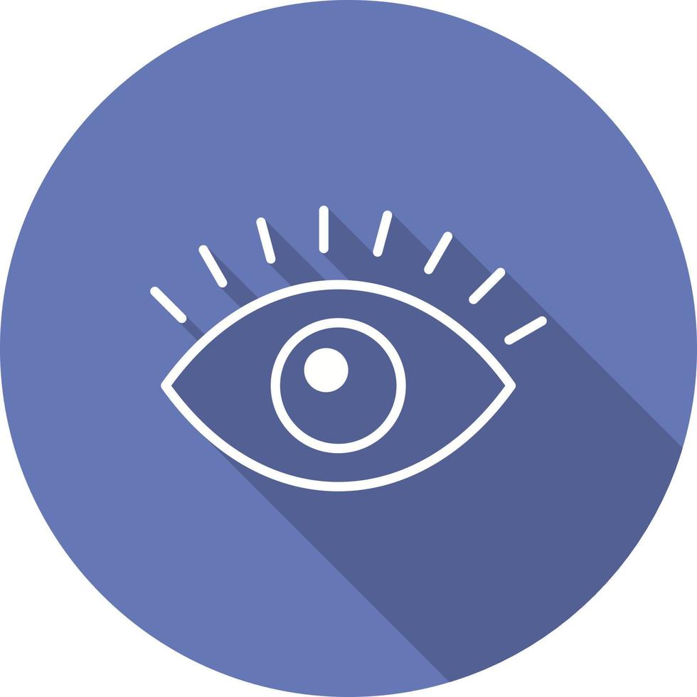 icono de vector de ojo