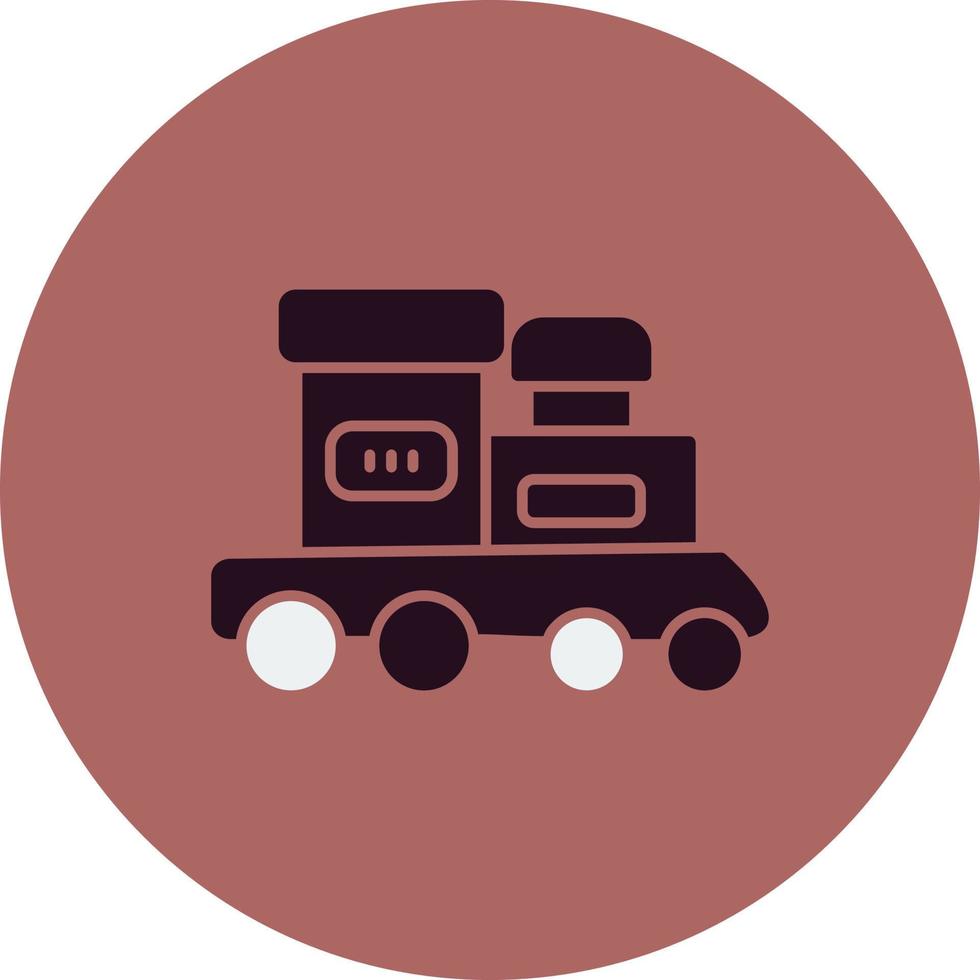 icono de vector de tren