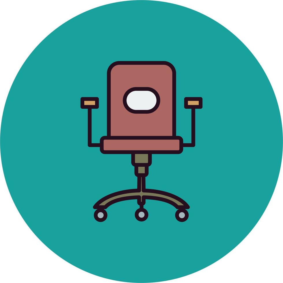 Office Chair Vector Icon