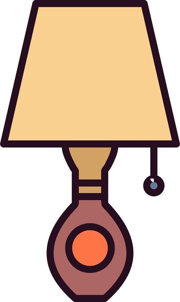Table Lamp Vector Icon