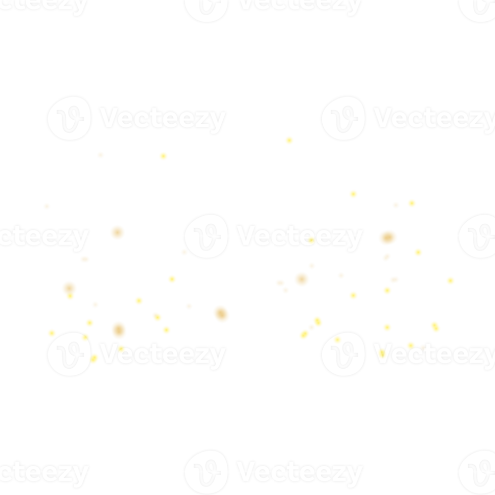 étoiles abstraites et confettis png