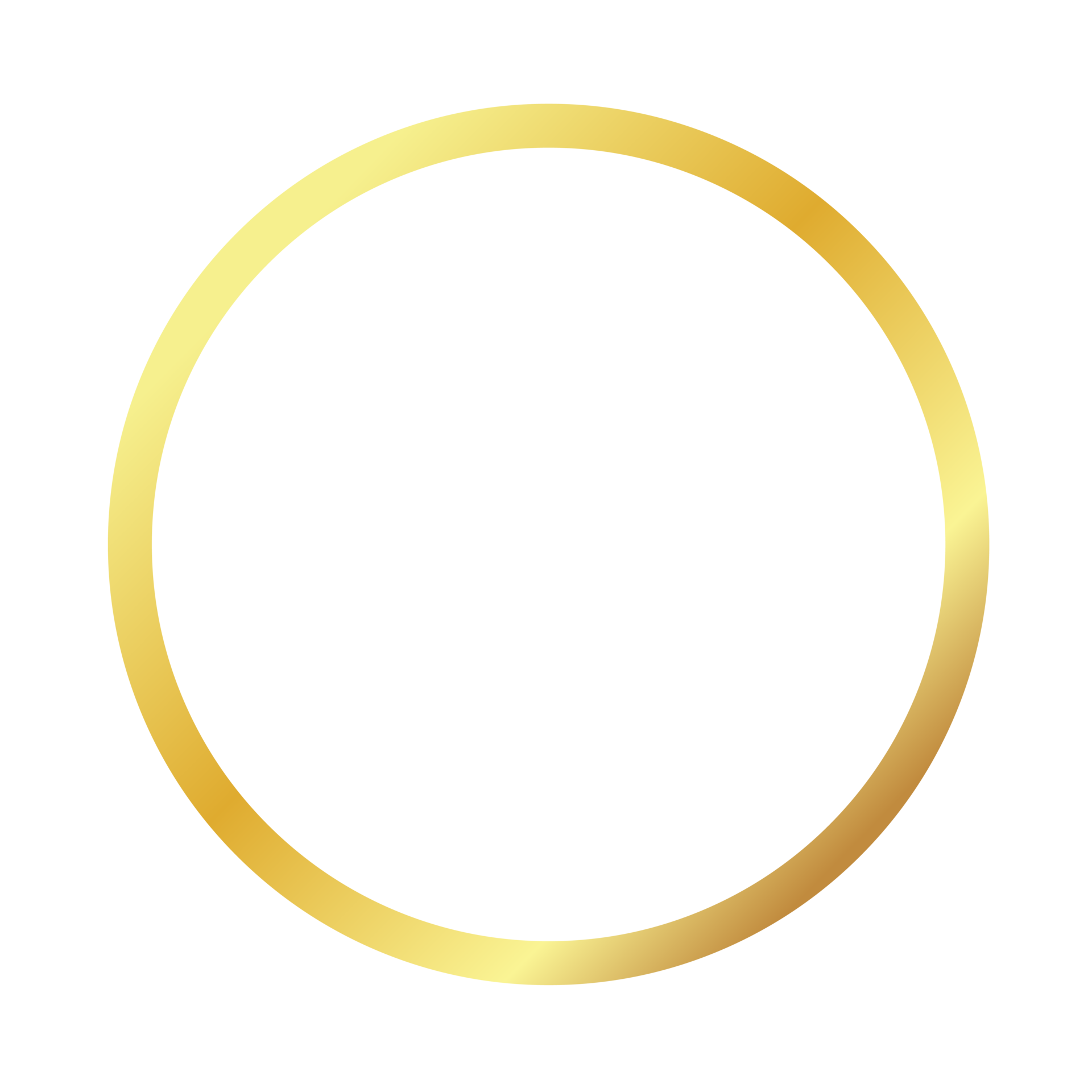 Golden ring frame isolated 19016674 PNG
