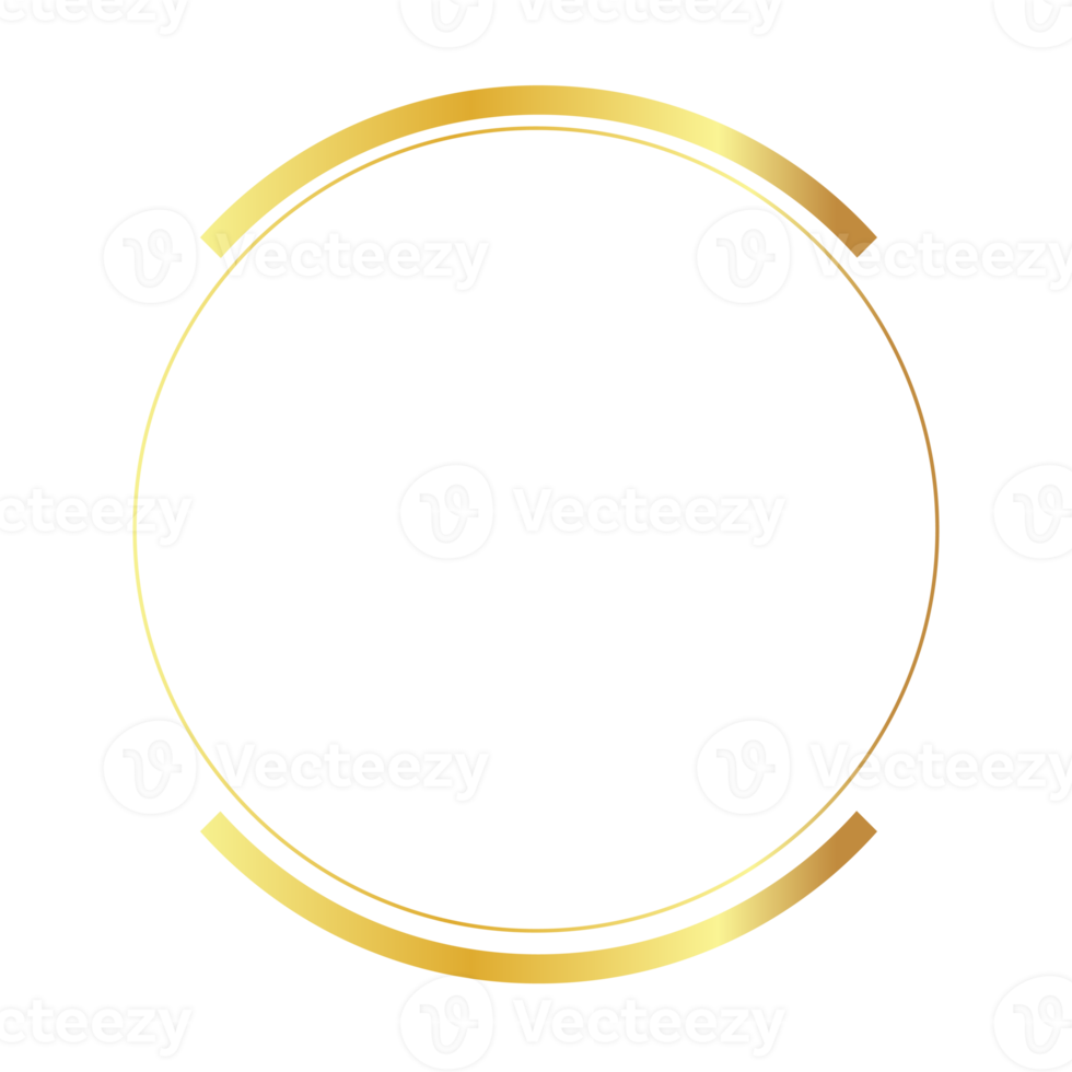 Premium round frame for text png