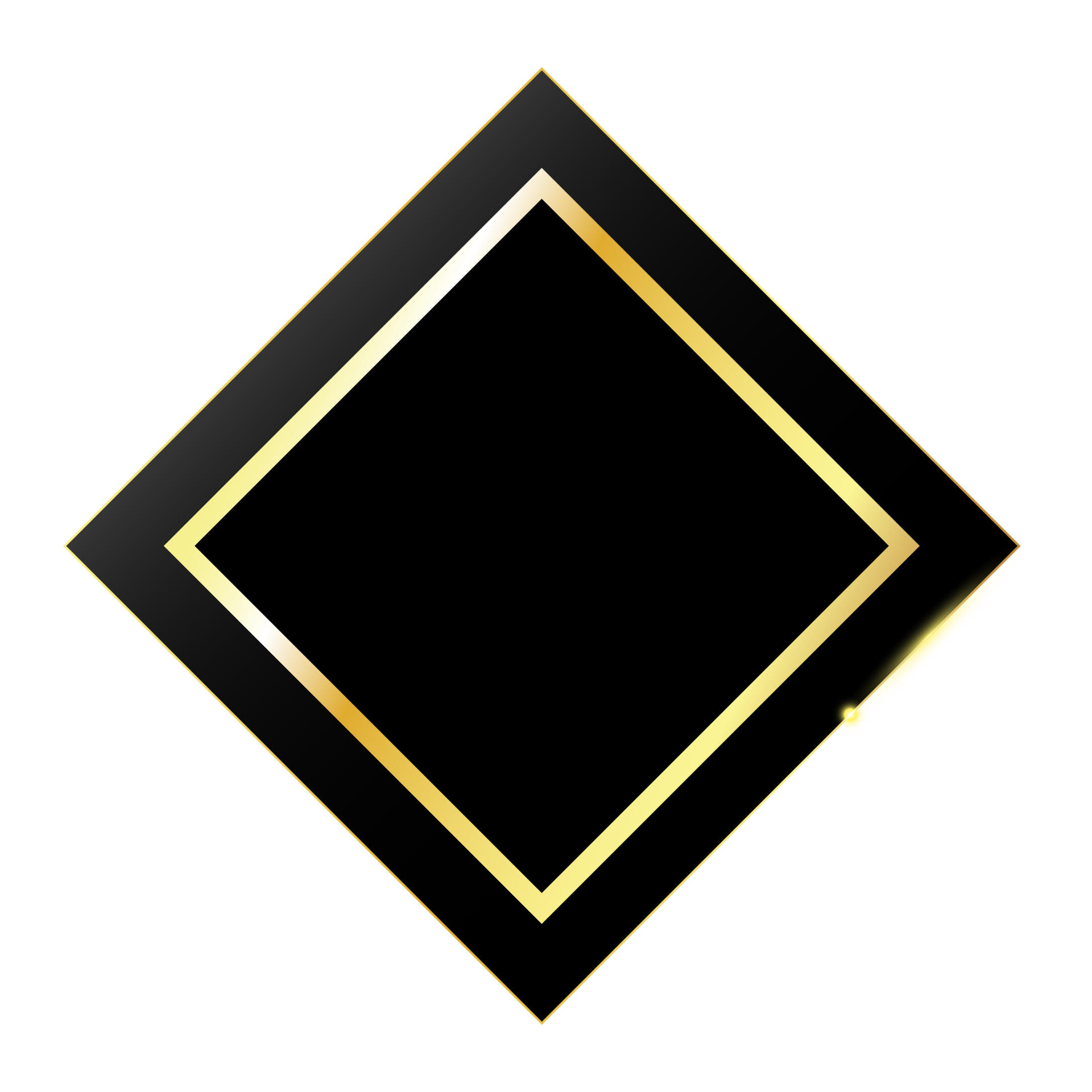 frame on black with luxury border 19016701 PNG