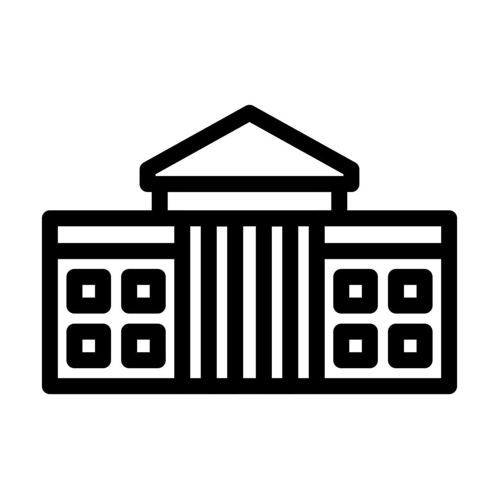 White House Icon Design vector